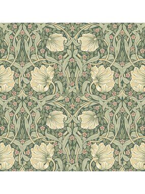 NEW NextWall Pimpernel Floral Peel and Stick Wallpaper (Gardenia & Sage)